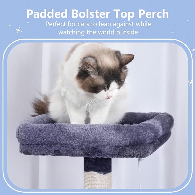 Hey-brother Cat Tree Tower, Scratching Posts - Image 4