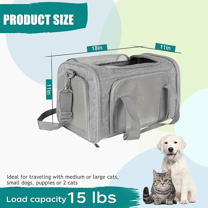 Top tasta Dog Cat Carrier Pet Carriers - Image 2