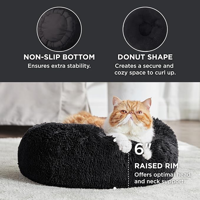 Bedsure Calming Cat Beds for Indoor Cats - Image 3