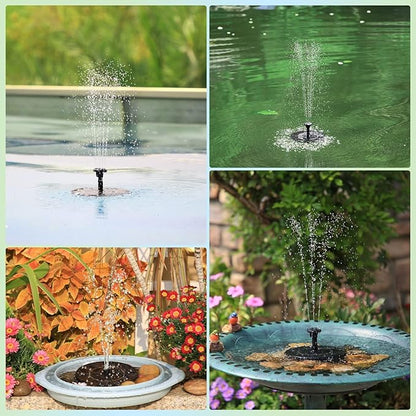 AISITIN Solar Bird Bath Fountain Pump, Solar Fountain Pump - Image 3