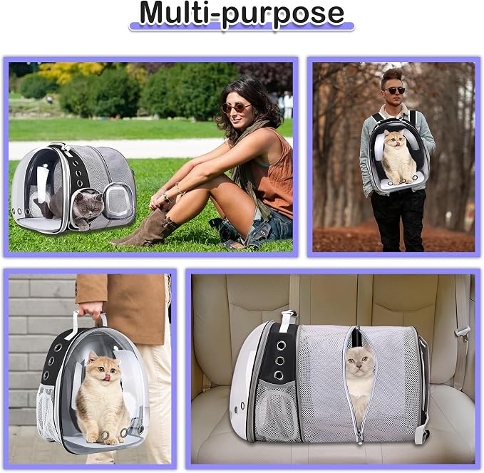 Expandable Cat Backpack Carrier Bubble - Image 6