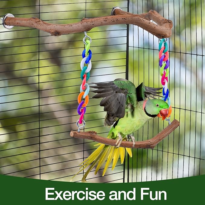 Bird Swing Toys, Standing Bird Perch - Image 4