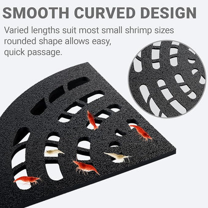 Shrimp Cave 2-Pack – Space-Saving Fan-Shaped Aquarium Cave Decor - Image 4