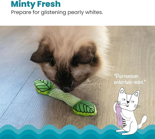 Catstages Fresh Breath Mint Stick Dental Cat Chew Toy - Image 2