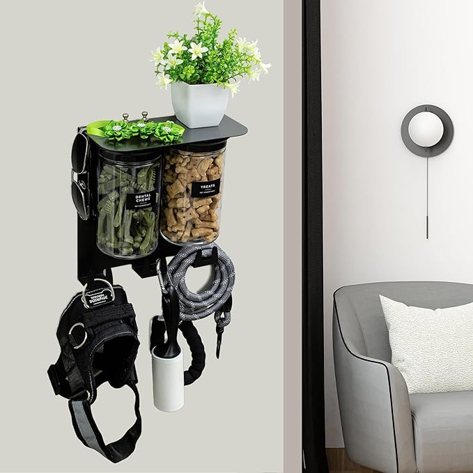 Dog Treat Holder For Wall Storage For Pets, Premium Pet Wall Organizer - Image 9