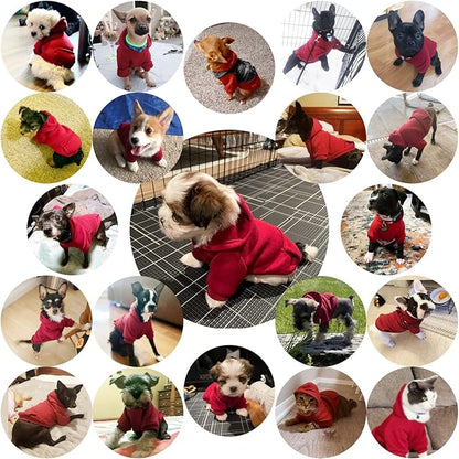 Jecikelon Winter Dog Hoodie Sweatshirts - Image 4