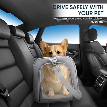 Pet Travel Carrier Bag – Airline Approved Soft-Sided Dog & Cat Carrier - Image 6