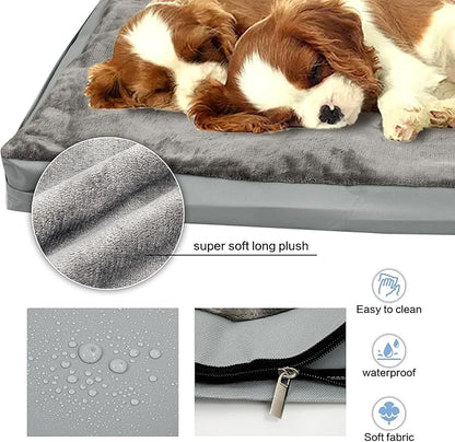 Waterproof Dog Bed Cover, Washable Removable Pet Dog Bed Replacement Cover - Image 6