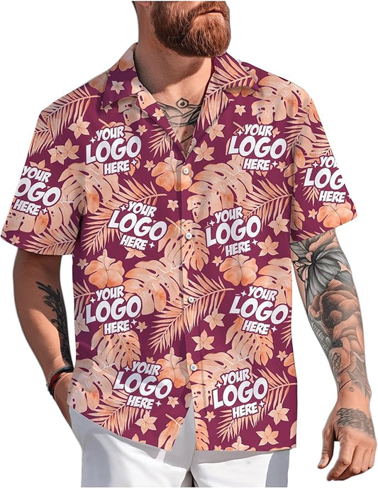Custom Hawaiian Shirt with Face Photo Picture by GLOXO