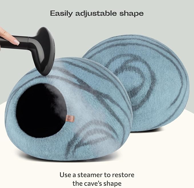 MEOWFIA Cat Cave – Premium Felt Cat Bed - Image 5