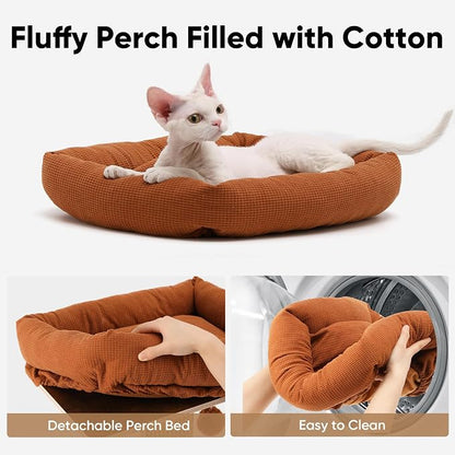 FUKUMARU Cat Scratching Post, Retro-Style Tall Scratch Posts - Image 7