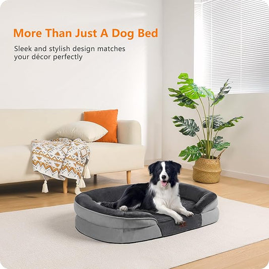 Dwanton Orthopedic Dog Bed for Large Dogs - Image 2