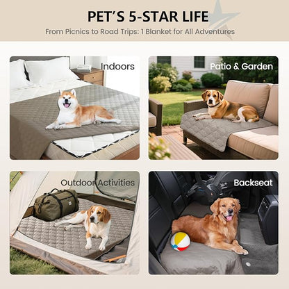 gogobunny 3X Stronger Waterproof Pet Blanket, Scratch Proof Furniture Protector - Image 4
