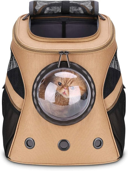 LOLLIMEOW Large Pet Carrier Backpack, Bubble Backpack Carrier by Lollimeow