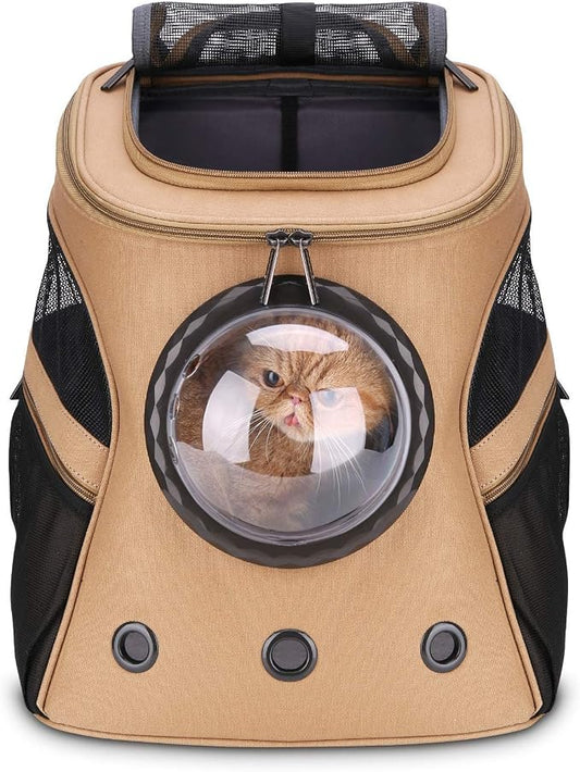 LOLLIMEOW Large Pet Carrier Backpack, Bubble Backpack Carrier by Lollimeow