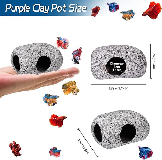 Aquarium Decorations Cave Fish Tank Accessories Rock Decor - Image 2
