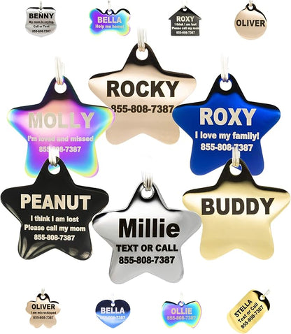 Engraved Dog Tags Personalized by PetANTastic