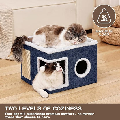 Cat Beds for Indoor Cats, Large Cat Cave - Image 3