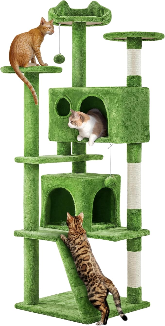 Yaheetech 62in Cat Tree Cat Tower by Yaheetech