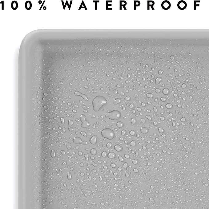 CatGuru Cat Food Mat, Small & Large Pet Feedingd Mat, 100% Waterproof Cat Mats - Image 4