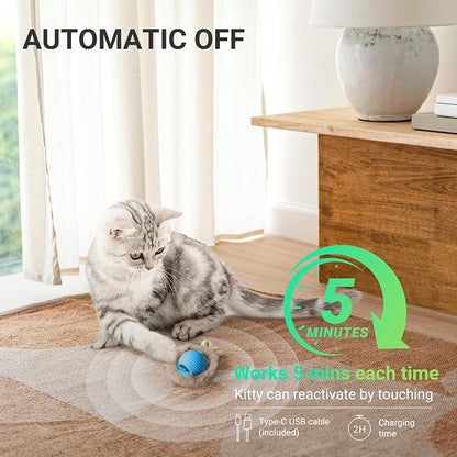 Interactive Cat Toys for Indoor Cats Automatic Motion Activated Moving Ball - Image 5