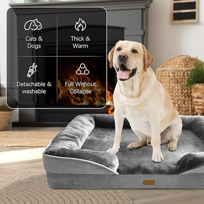 Orthopedic Dog Bed with Sides - Image 2