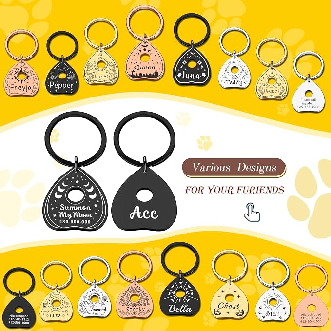 Cat Collar Tags Personalized - Image 7