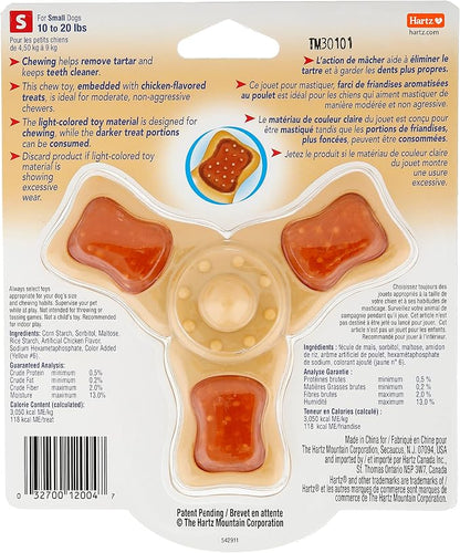 Chew ‘n Clean Chew Toy and Treat in One Chicken Flavored Tri-Point Dog Toy - Image 7