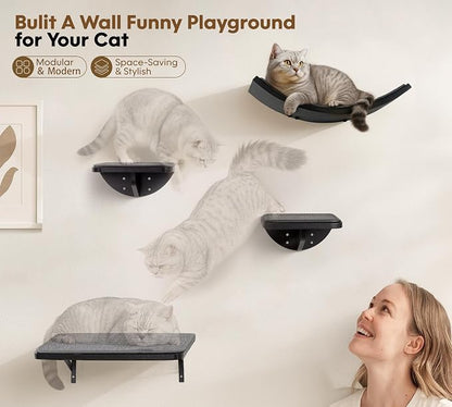 Cat Wall Shelf Window Perch, Cats Bed Hammock - Image 2