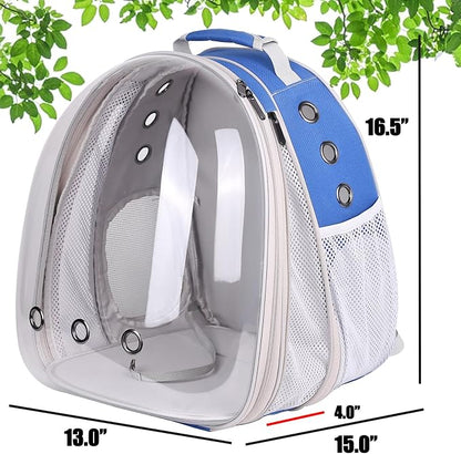 Front Expandable Cat Backpack Carrier, Fit up to 20 lbs, Space Capsule - Image 2