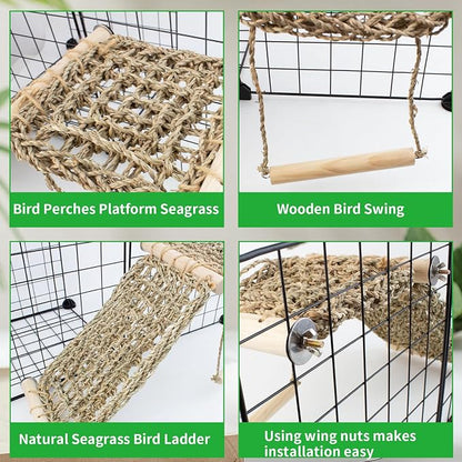 FlidRunest Bird Perch Platform Swing - Image 6