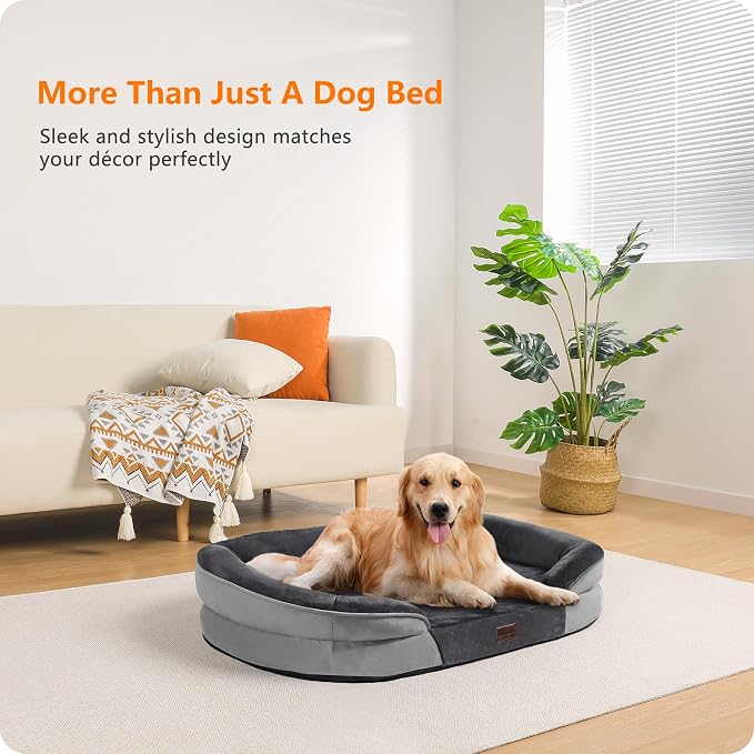 Dwanton Orthopedic Dog Bed for Large Dogs - Image 2