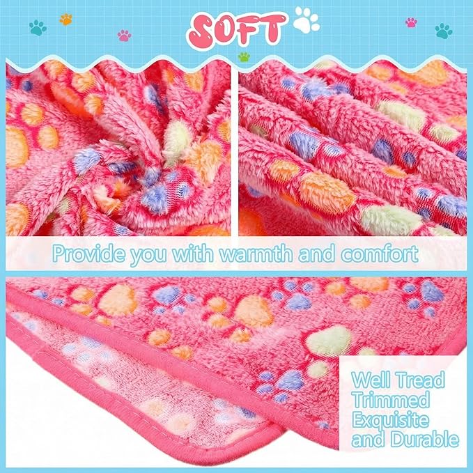 Tatuo 4 Pcs Dog Blanket for Pet Cat Blankets Indoor Puppy Teething Stuff Toys - Image 3