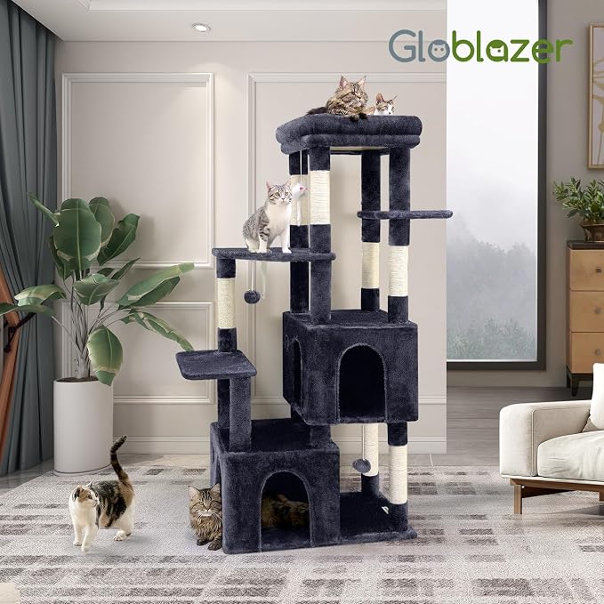 Globlazer Cat Tower for Indoor Cats, Heavy Duty Cat Trees for Large Adult Big - Image 7