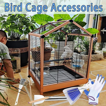 6pcs Set Bird Cage Cleaner Kit - Image 5