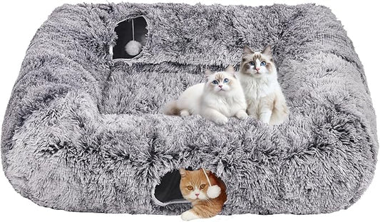Extra Large Cat Tunnel Bed, 4 Ways Tunnels by Unknown