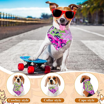 Sanwuta 120 Pcs Paisley Dog Bandanas Bulk Paisley Bandanas - Image 4