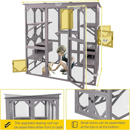Aivituvin Catio Outdoor Cat Enclosure - Image 7