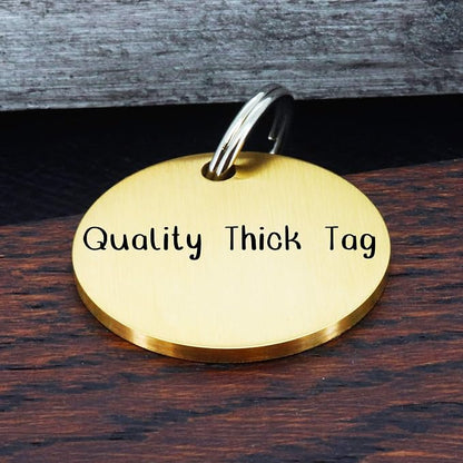 Ultra Joys Cat ID Tag Personalized Pet Tags, Durable Stainless Steel Small Pet - Image 5