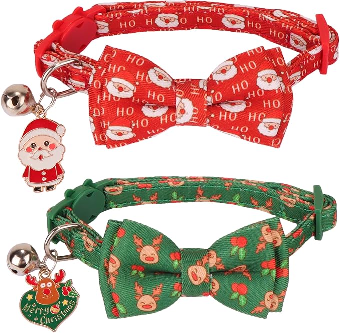 ADOGGYGO Christmas Cat Collar by ADOGGYGO