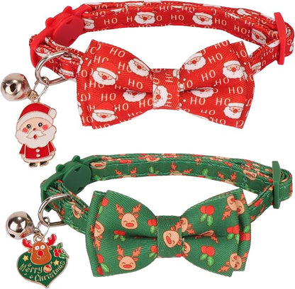 ADOGGYGO Christmas Cat Collar by ADOGGYGO