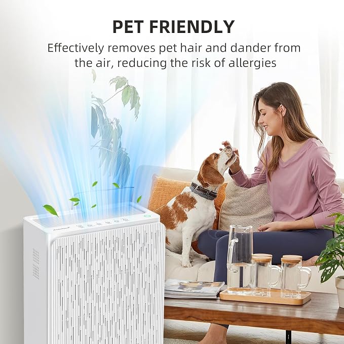 AromaRoom Air Purifiers for Large Rooms up to 2100 Sq Ft, HEPA 14 Air Purifier - Image 6
