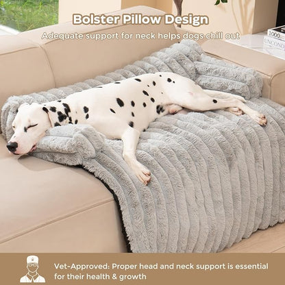 Avont Dog Bed Mat for Couch, Warm Fluffy Calming Sofa Topper Furniture - Image 2
