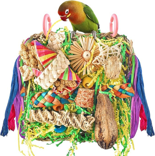 ERKOON Bird Toys, Parrot Toys Foraging Swing Mat Parrot Cage Hanging Toys Birds by ERKOON