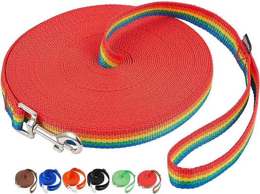 AmaGood Dog/Puppy Obedience Recall Training Agility Lead-15 ft 20 ft 30 ft 50 by DOGLEASH
