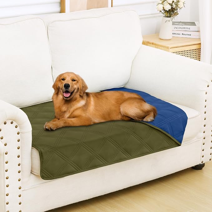 Smiry Waterproof Dog Bed Cover Blanket 30x53, Soft Reversible Pet Blanket by Smiry