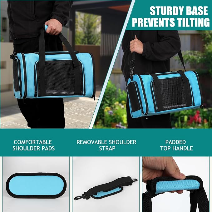 Top tasta Dog Cat Carrier Pet Carriers - Image 8