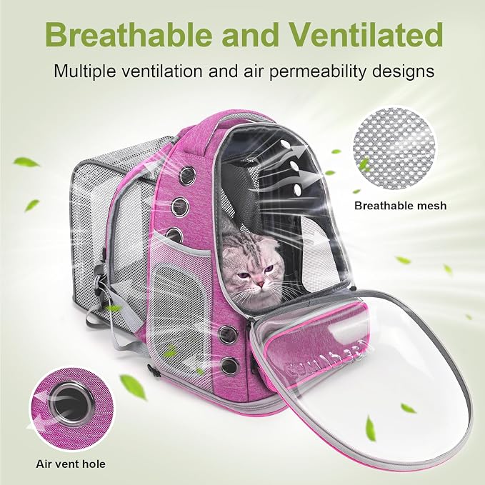 Expandable Cat Backpack, Cat Bubble Backpack Carrier - Image 3