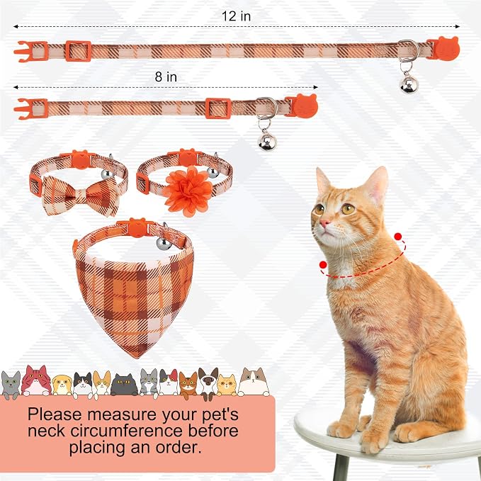 Breakaway Cat Collars with Bell & Cute Pendants - Image 2