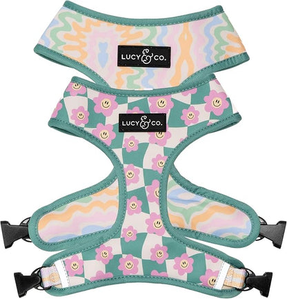 Lucy & Co. Cute Reversible Dog Harness Walking Halter by LucyCo